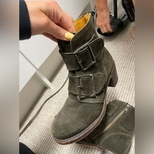 Frye Leather/Suede Booties